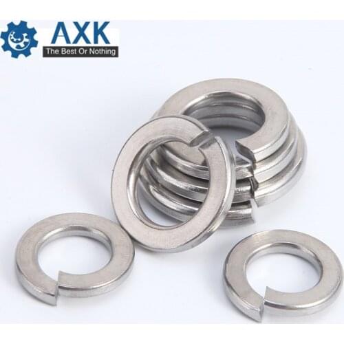 Spring Washer Stainless Steel 100pcs/lot M1.6 M2 M2.5 M3 M4 M5 M6 High Quality Service Stainlness Superior Product Din127