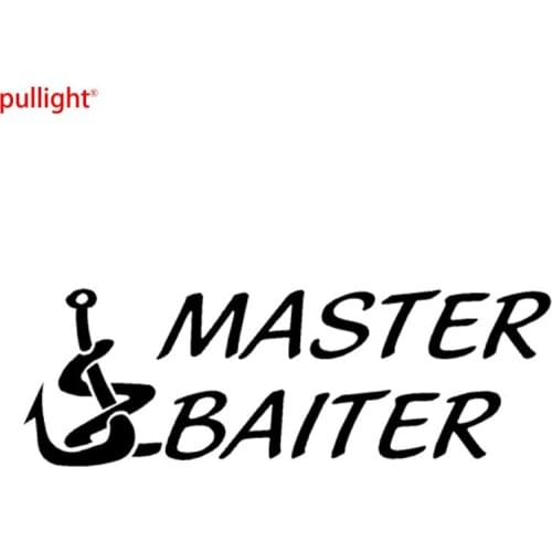 20.3CM*7CM Baiter Hook Fish Fishing Boat Bait Vinyl Car Decals Car Stickers Stylings And Accessories