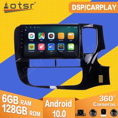 For Mitsubishi Outlander 2014 2015-2019 Android Car Tape Radio Recorder Multimedia Player Stereo GPS Navi PX6 Head Unit No 2 din