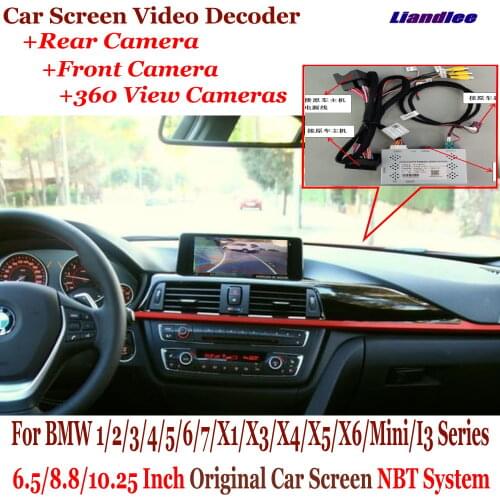 Car Rear View Front 360 Camera Reverse Decoder For BMW 3/4/5/6/7 Series/X3/X4/X5/X6 NBT System Original Screen Upgrade Assist