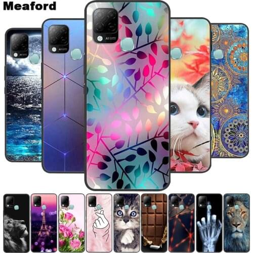 For Infinix Hot 10S Case Cover Soft Silicone Back Cover For Infinix Hot 10S Case Hot 10S / 10T / Hot10T NFC Cover 6.82 Fundas