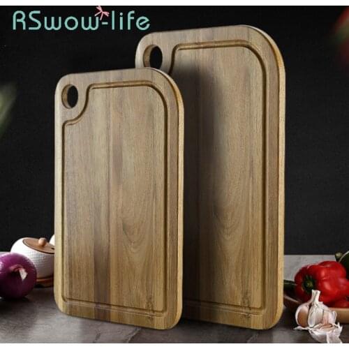 Wood Cutting Board Solid Wood Household Rectangular Cutting Board Account Board Cutting Board Fruit Board Kitchen Chopping Board