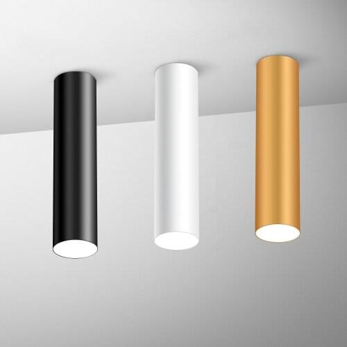 Dimmable Surface Mounted LED Downlight lamp Long tube LED Ceiling Spot Lights AC110-220V LED Ceiling Lamp Indoor decoration lamp