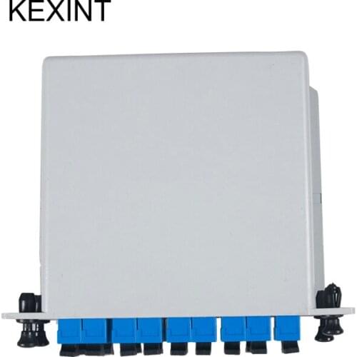 KEXINT PLC Splitter Cassette type 1*16 Insertion /LGX / Fiber Optic PLC Splitter SC/UPC / 10pieces