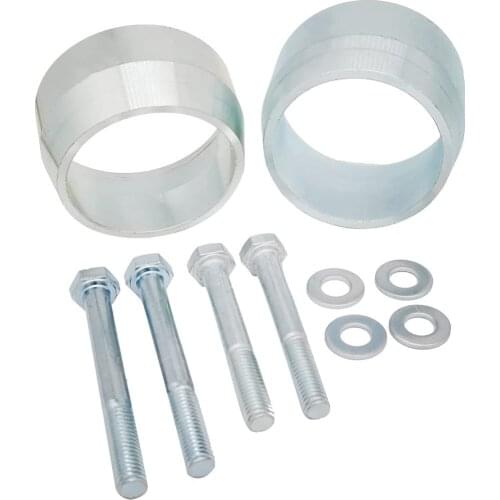 Exhaust Spacer & Extension Kits Fits 2-6" Suspension Lift for Jeep Wrangler JK/JKU 4/2 Door 2012 2013 2014 2015 2016 2017 2018