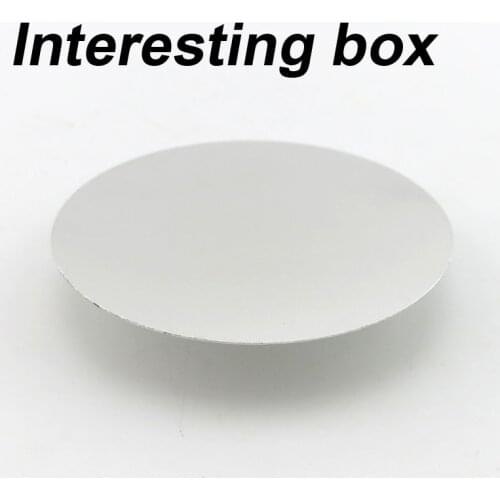 58mm round aluminum sheet round aluminum sheet pure aluminum sheet model assembled piece DIY handmade aluminum sheet