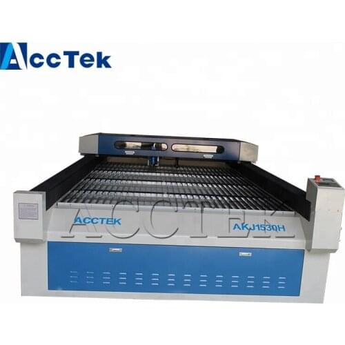 CNC laser lathe AKJ1530H stainless carbon steel plywood MDF acrylic machine/sheet Metal cutting machine