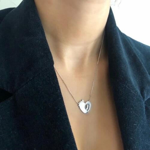 My Mother 925 Sterling Silver Necklace Women Girls Gift Jewelry Accessories Fashion Handmade Elegant Chain