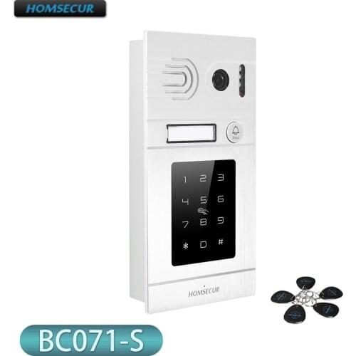 HOMSECUR BC071-S Outdoor Camera with Password and Card IC Access for HDK Series Video Door Phone System