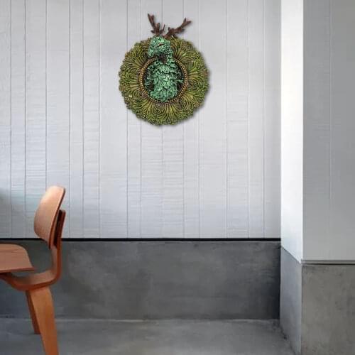 Dragon Wall Sculpture Collectible Figurines Statue Resin Crafts Office Decor