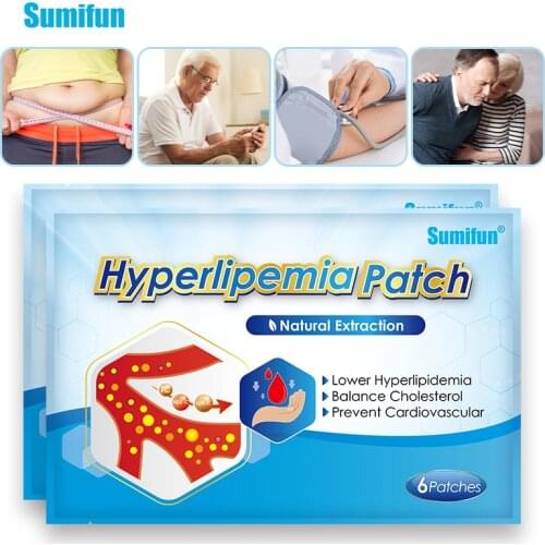 Sumifun Lower Blood Hyperlipemia Patch High Blood Lipids Patch Chinese Herb Plaster Reduce Fat Prevent Cardiovascular Disease