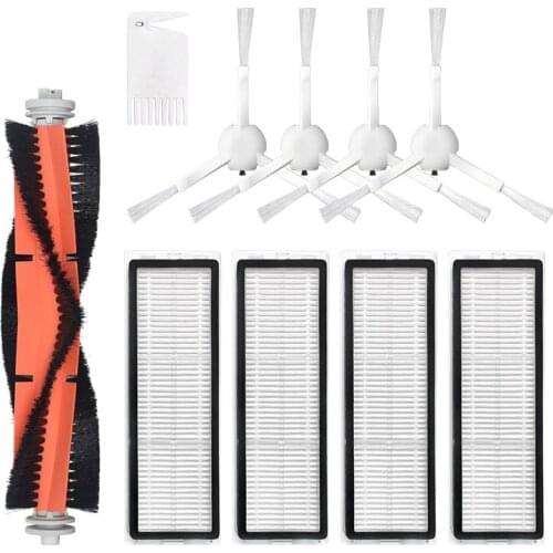 Sweeper Mop 10 Pcs Set for Xiaomi Mi 1C Robot Vacuum Smart Cleaner Accessories Invisible Wall Side Brushes Filter Rolling Bush