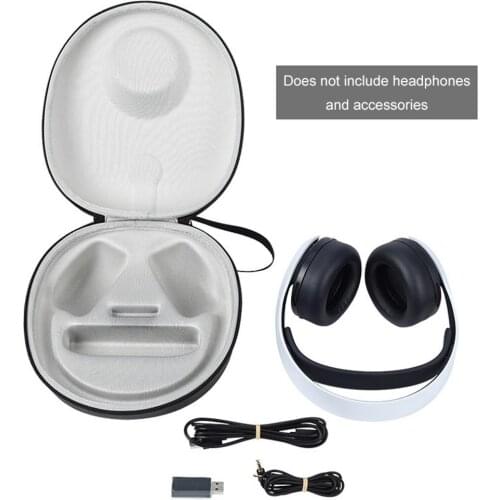 Portable Storage Bag For PULSE 3D Wireless Headset Shockproof Anti-fall Travel Carrying Case Cover Zipper Box For PS5 Headphone