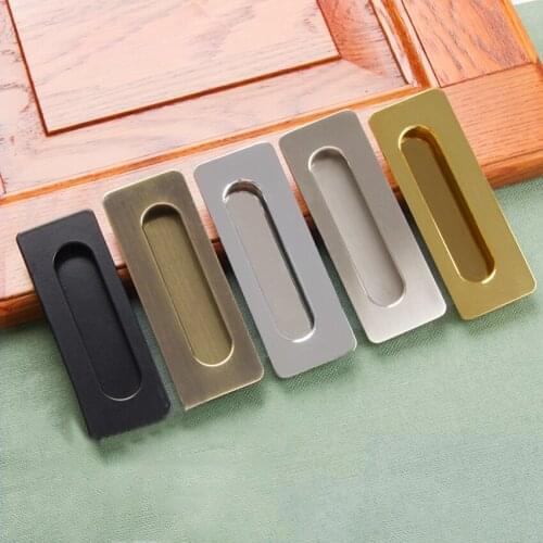 Simple Cabinet Pulls Rectangle Cupboard Door Knob Zinc Alloy Knobs Modern Cupboard Pulls Drawer Knobs Furniture Hardware Handle