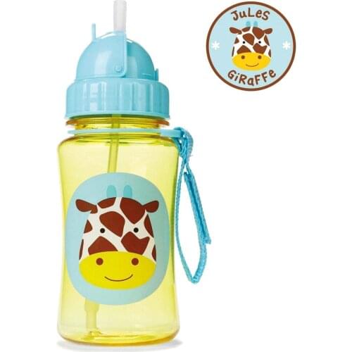 Straw Drinker Giraffe Kids Feeding Biberon
