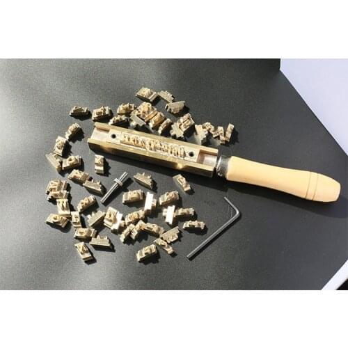 SWANSOFT Custom Stamping Mold Name Heat Press Machine Brass Customized Logo On Wallet Shoes Leather Wooden Hot Foil Paper Stamp