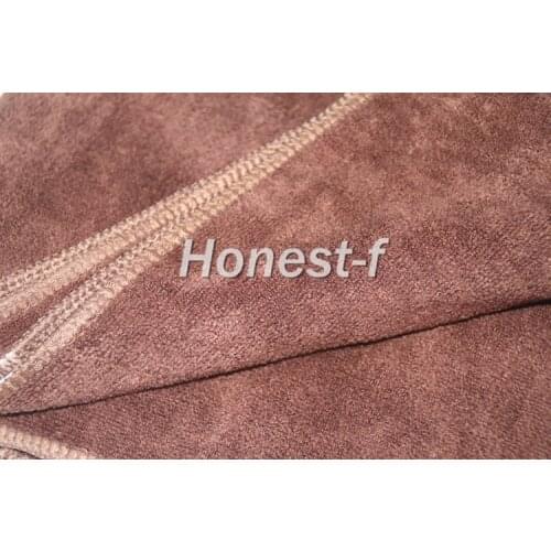 Generic Microfiber Compact Absorbent Fast Drying Lightweight Travel Sports Gym Towel 60cm x 160cm(Coffee, Pack of 3)