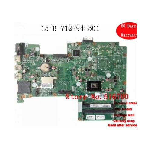 Replacement Laptop Motherboard For HP PAVILION 15-B Laptop mainboard 712794-501 DA0U36MB60 HM77 I5-3337U W8STD Tested Working