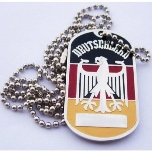 Can customize your own logo plated paint dog tag metal dog tag with silicone muffler