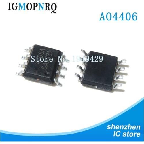 10pcs AO4406A SOP-8 AO4406 SOP8 4406A SOP 4406 nuevo