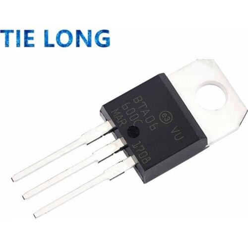 10PCS BTA06-600C TO-220 BTA06-600 TO220 BTA06 06-600C new and original IC