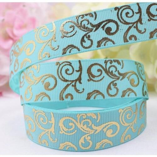 16728-18F, 10 yards / 22 mm roll bronzing ribbon, decorative wedding party favor, gift packaging materials, color optional