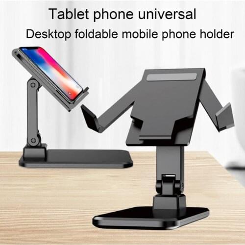 2021 Phone Holder Stand Mobile Smartphone Support Tablet Stand For IPhone Desk Cell Phone Holder Stand Portable Mobile Holder
