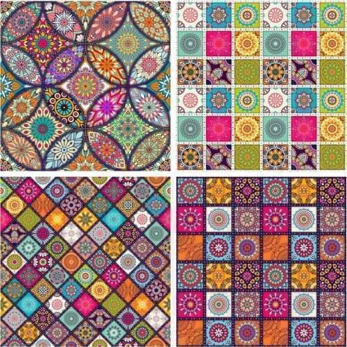 Huacan Diamond Embroidery Mandala New Arrival Full Square Diamond Painting Cross Stitch Flower Wall Art
