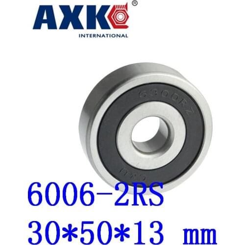 Axk High Quality Deep Groove Ball Bearing 4pcs/lot Free Shipping Quality 6006 2rs 6006rs 6006-2rs 6006rz 180106 30*50*13 Mm