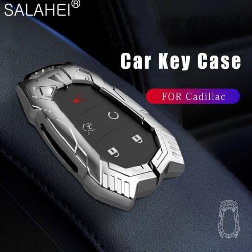 Zinc Alloy Car Remote Key Cover Case Protection For Cadillac ATS ATS-L XLS XTS XT4 XT5 XT6 CT6 CTS CTS-V SRX 28T Keychain Holder