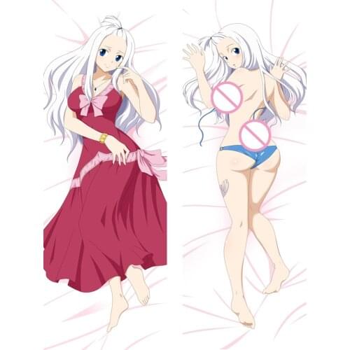 Gobsk 2021-May Update Mirajane Strauss Pillowcase Anime FAIRY TAIL Cosplay Hugging Pillow Cover Case Dakimakura Body Pillow Case