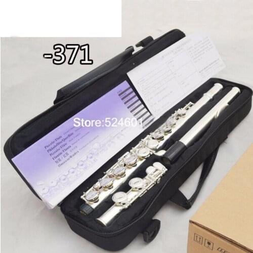 Hot Cupronickel Flute 16 Holes C Key High Quality Professional Flute YL-371 Musical Instruments Flute Free Shipping