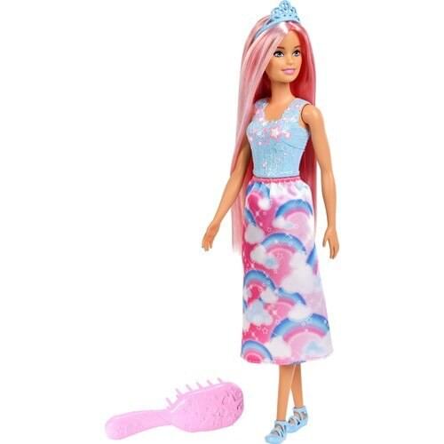 Barbie Dreamtopia Long Hair Princess-Red Hair for Barbie Doll-Dreamtopia Barbie-Best Price-Stylishly Keeps Dressed Toy doll-Crown Doll