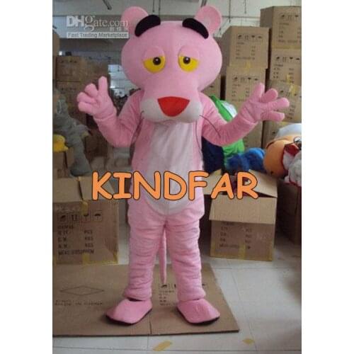 Hot sale Cute Adult Pink Panther Rosa Mascot Costume Adult Size Halloween Fancy Dress Cartoon Outfit Suit