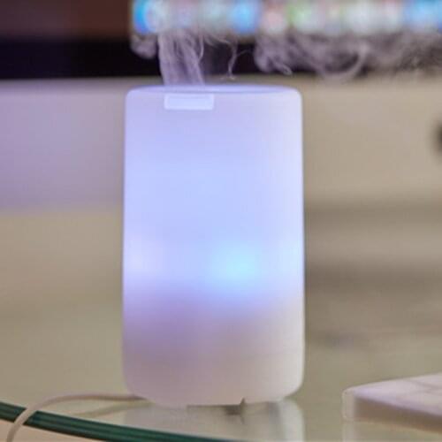 Mini Air Ultrasonic Humidifier USB Charging 7Color Led Night Light Aromatherapy Essential Oil Aroma Diffuser For Home Car Office