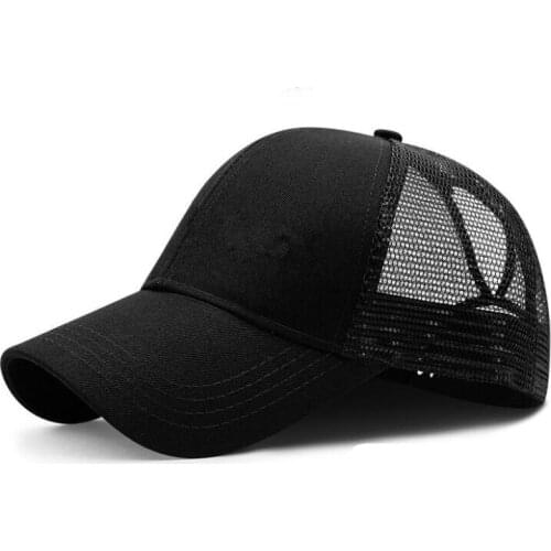 New Mesh Trucker Hats Baseball Caps Outdoor Solid Mens Snapback Hats Casquette Visor Gorras Women Adjustable Hats