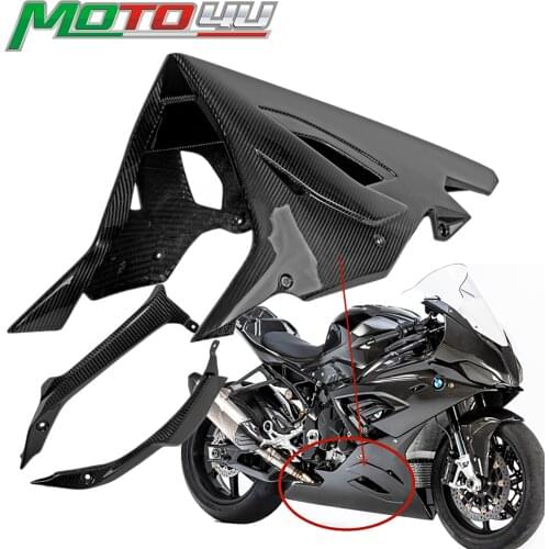 Real Carbon Fiber Motorcycle Belly Pan Fairing Lower Body 100% Twill Weave Gloss Racing For S1000rr s1000 RR S 1000RR 2019 2020