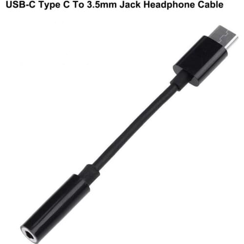 Type C To 3.5mm Jack Earphone Cable USB Type-C 3.5 AUX Headphone Adapter For Samsung Huawei Mate 20 Xiaomi Converters