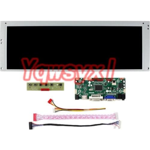 Yqwsyxl Control Board Monitor Kit for 14.9inch 1280x390 LTA149B780F HDMI + DVI + VGA LCD LED screen Controller Board Driver