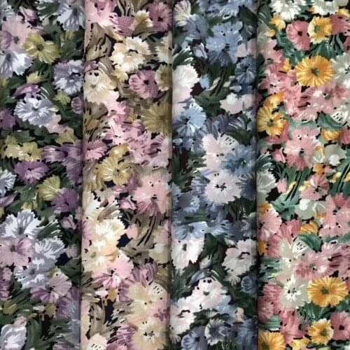 Daisy Chiffon Sewing Material Soft Trousers Scarf Dress Shirt Material Breathable DIY Dress Blouse Fabric