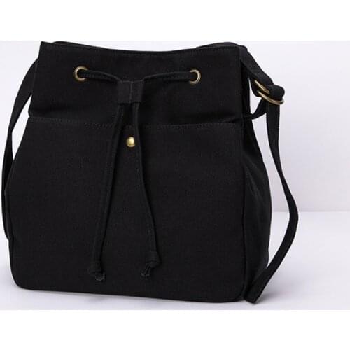 Tide Korean version of the wild cross-body shoulder bag large capacity simple wild fashion bucket bag