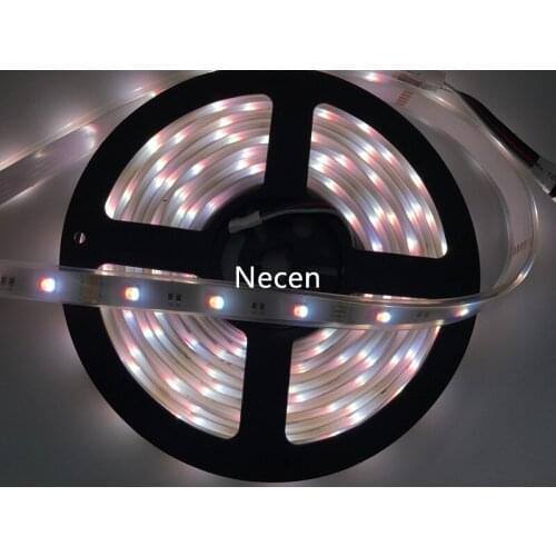 Necen 5M 4 Colors in 1 LED DC12V SMD 5050 RGBW 150leds/Reel LED Strip Lights RGB+ White / Warm White non waterproof