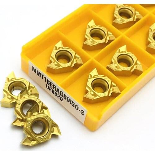 Turning insert MMT16ER AG60-S UE6020 high quality carbide thread insert MMT 16ER lathe parts tool