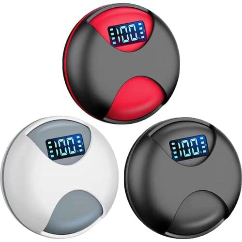 TWS-203 Wireless Bluetooth Earphone LED Digital Display Stereo Sports Headphone