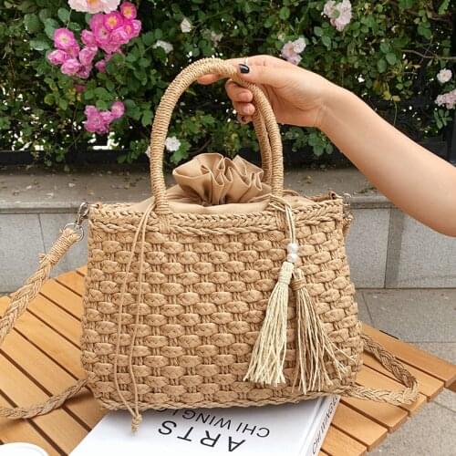 High Quality Women Small Straw Handbags Shoulder Bags Fashion Ladies Crossbody Bags for Women Casual Female Tote Messenger Bag