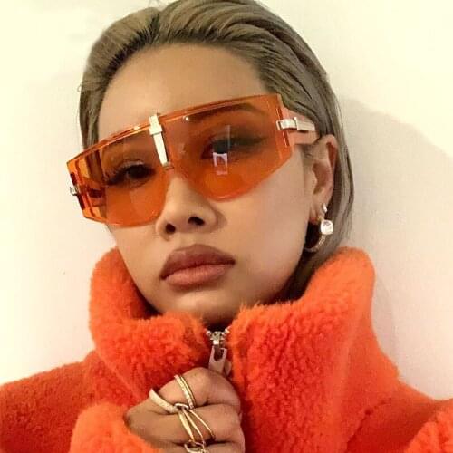 WOWSUN Luxury Oversized Sunglasses Women Retro Sun Glasses Women Brand Designer Glasses Women Mirror Oculos De Sol Feminino