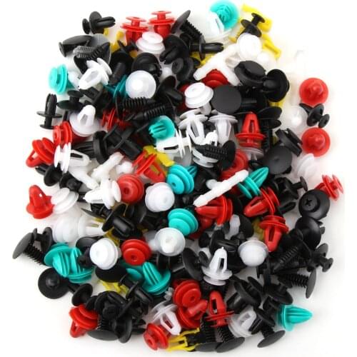 100pcs Universal Mixed Clips For Chevrolet Cruze Aveo Lacetti Captiva Cruz Niva Spark Orlando Epica Sail So
