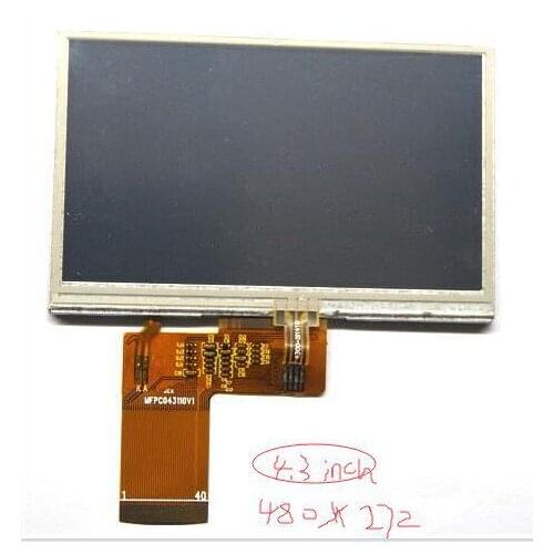 4.3 inch 40pin MP5 GPS TFT LCD screen inside KD43G18-40NB-A1 KD43G18-40NB-A5 C430P T43P12