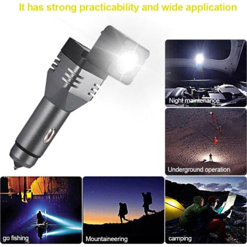 4 modes Led Flashlight work light XPG COB Emergency Lighting Bulb magnetic Torch Car Charger Rechargeable Battery Lantern