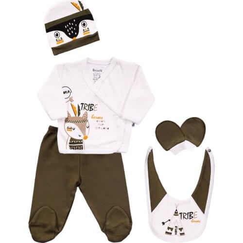 5 pcs Baby Clothes 0-3 m Spring Summer Newborn Clothing Gift Set Cotton Baby Boy Clothes Baby Outfit cotton